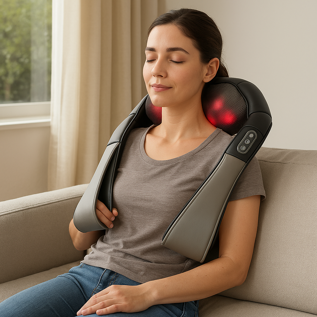 Massage Pillow for Neck and Shoulder Relief