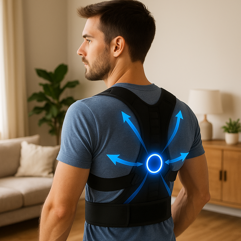 Correcteur de posture pour les douleurs aux épaules et au dos