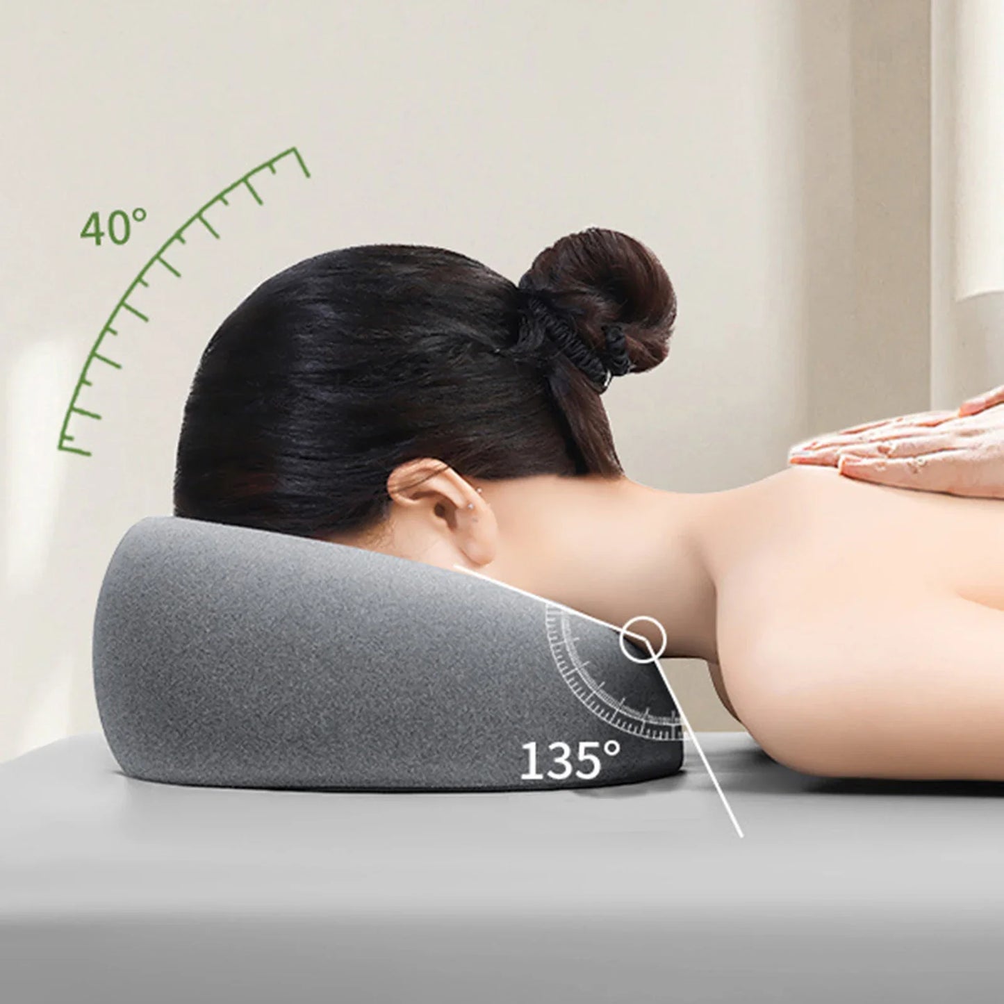 Face Down Memory Foam Pillow for Comfort