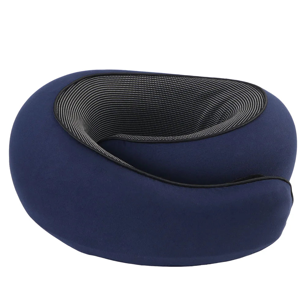 Almohada de viaje de espuma viscoelástica para el cuello