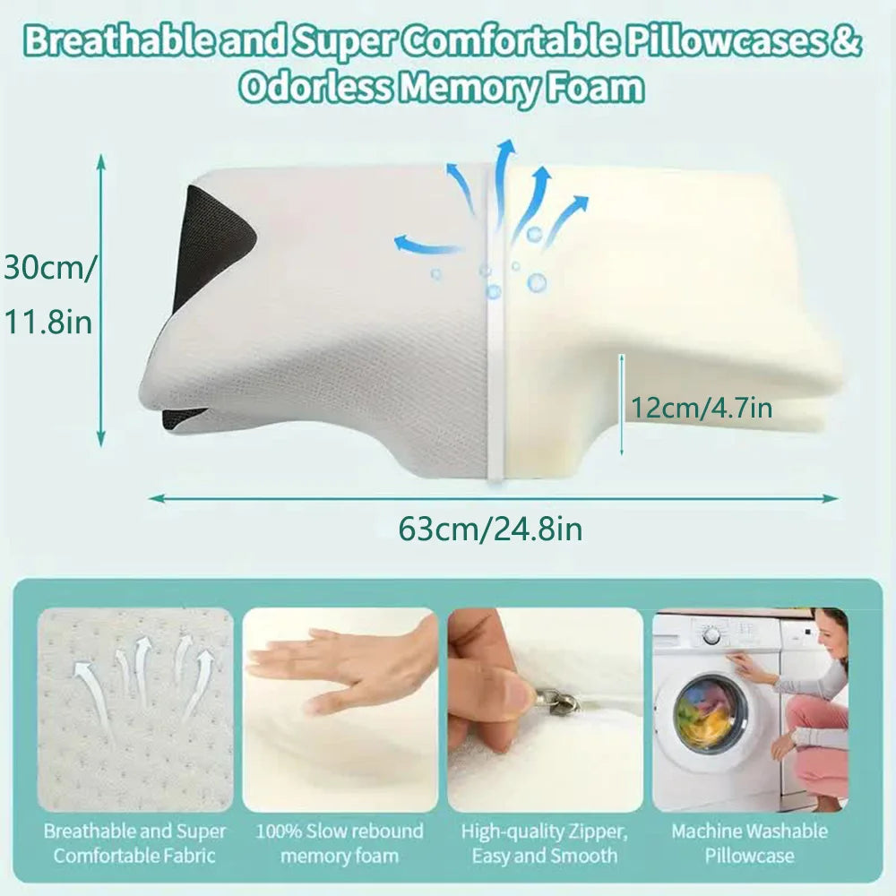 Butterfly Neck Pillow for Cervical Alignment
