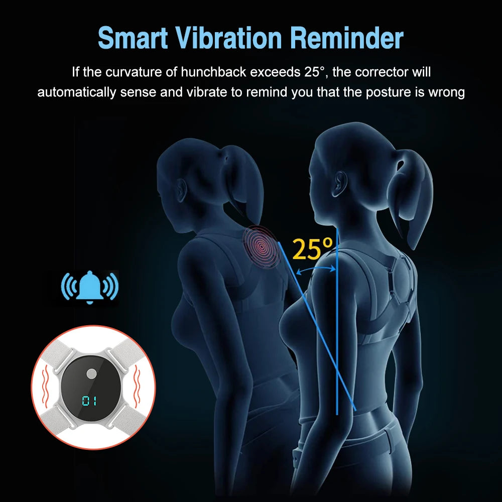 Ceinture de correction de posture LCD intelligente