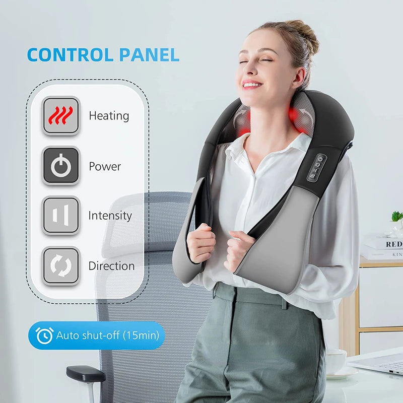 Massage Pillow for Neck and Shoulder Relief