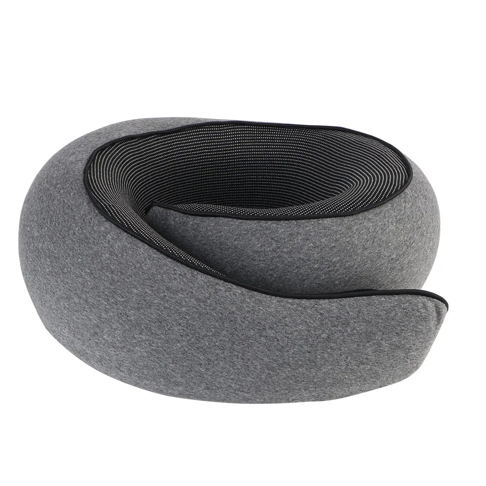 Almohada de viaje de espuma viscoelástica para el cuello