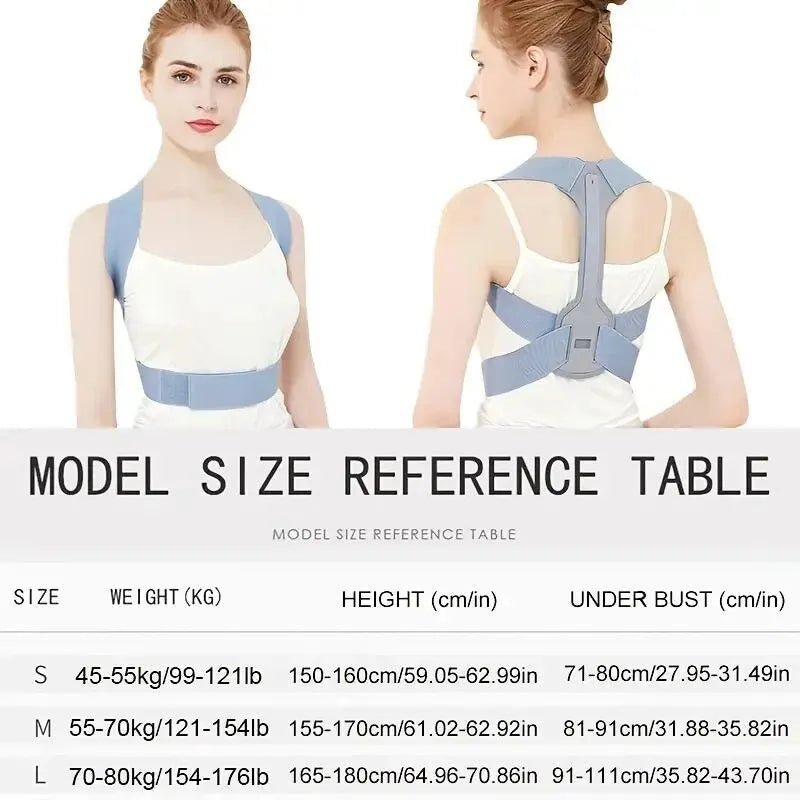 L'attelle correctrice de posture redresse instantanément le dos