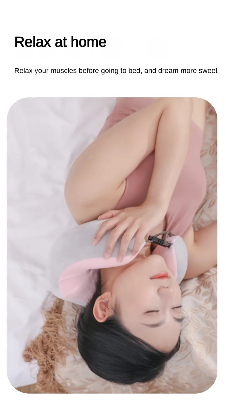 Almohada masajeadora de cuello portátil que alivia la tensión