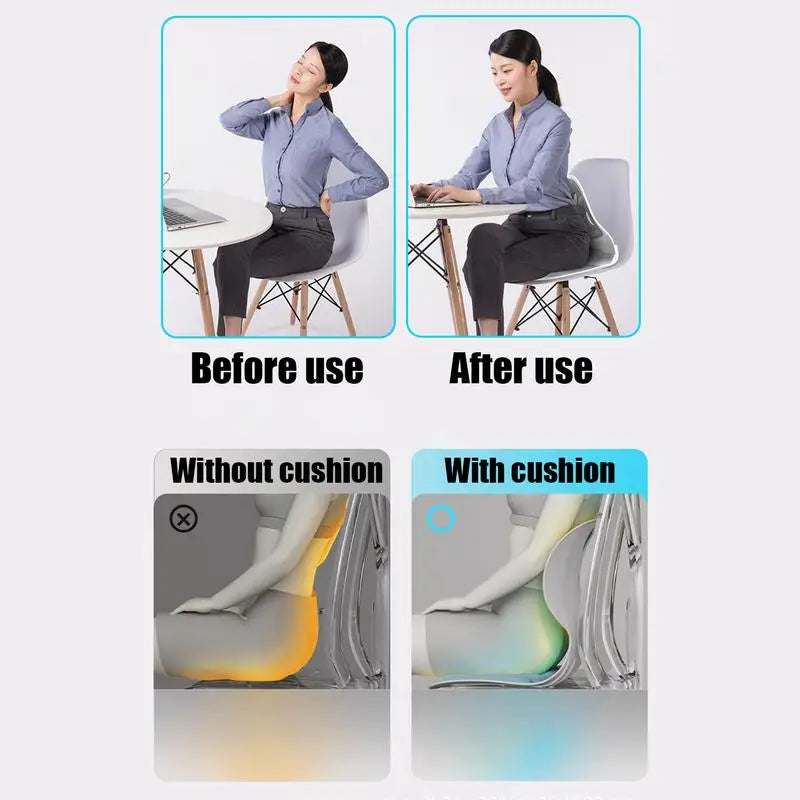 Foldable Back Support Chair Improves Posture