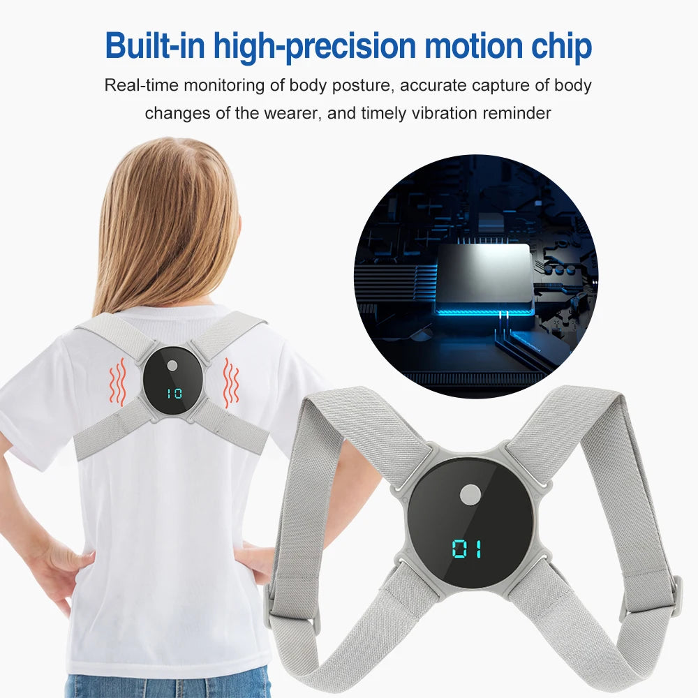 Ceinture de correction de posture LCD intelligente