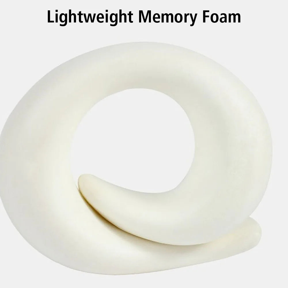 Almohada de viaje de espuma viscoelástica para el cuello
