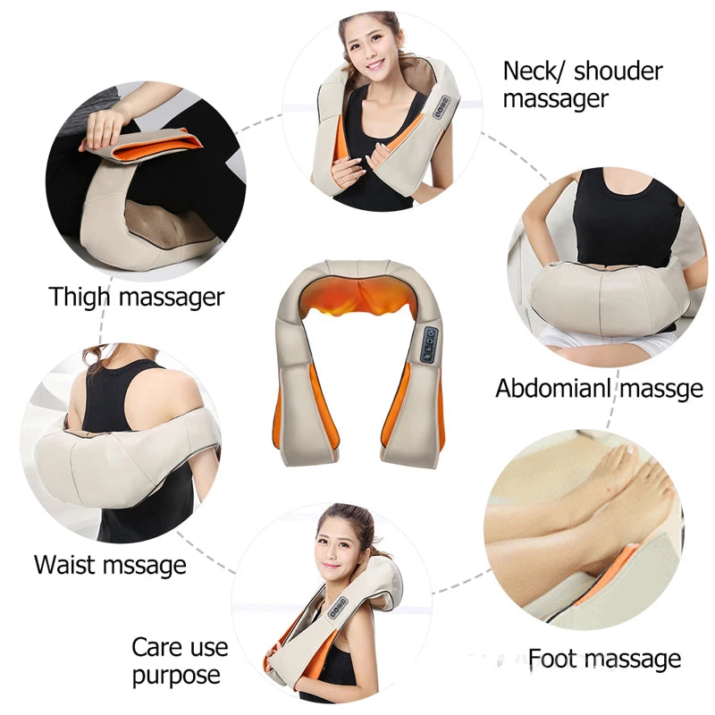 Massage Pillow for Neck and Shoulder Relief