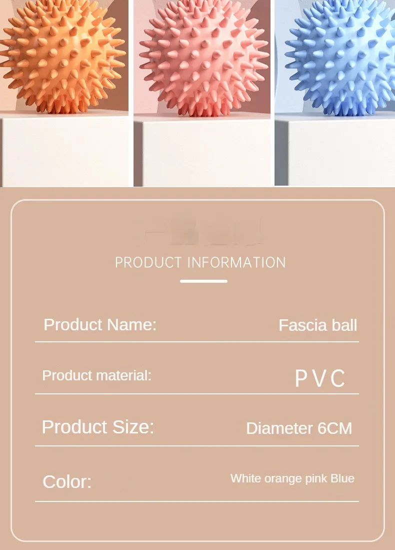 Mini pelota de masaje de fascia para aliviar los músculos