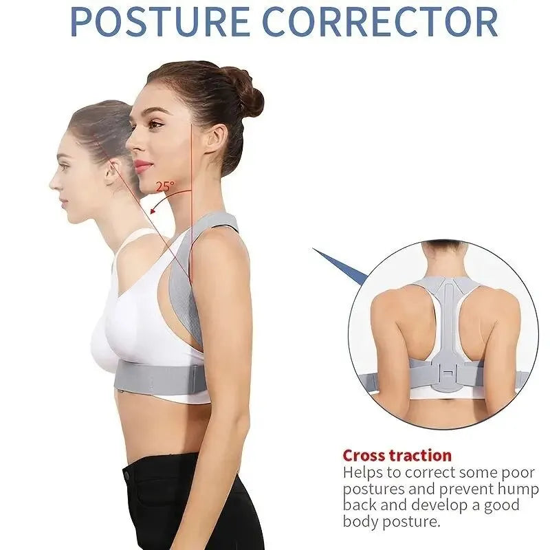 L'attelle correctrice de posture redresse instantanément le dos