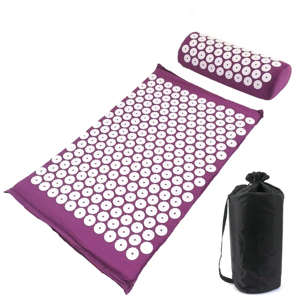 Acupressure Mat and Pillow Set for Relaxation