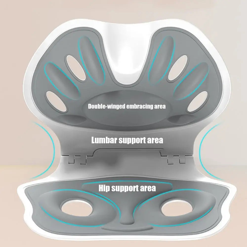 Foldable Back Support Chair Improves Posture