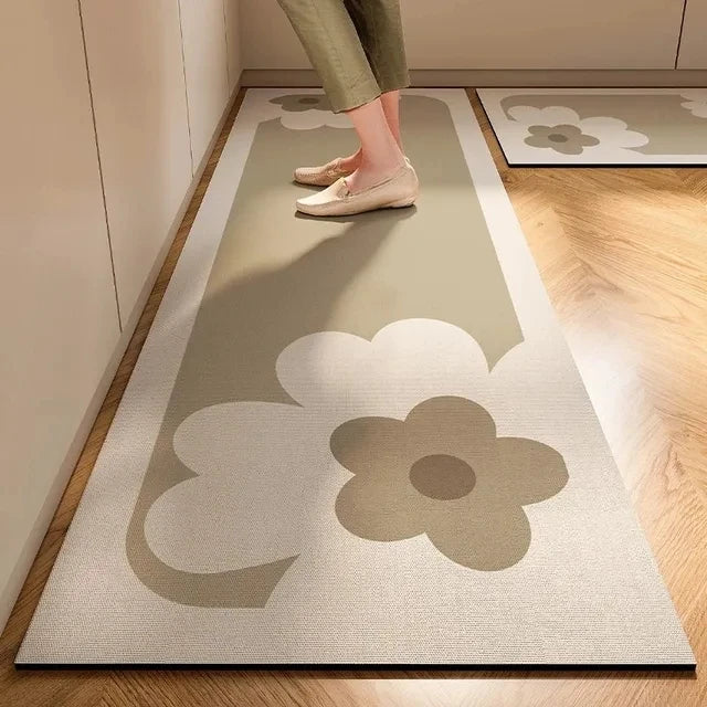 Tapis de sol de cuisine antidérapant ultra-absorbant