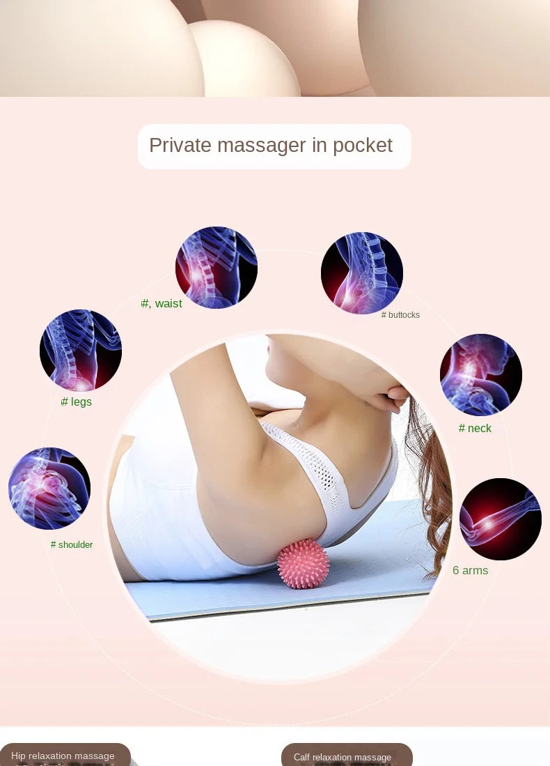 Mini pelota de masaje de fascia para aliviar los músculos
