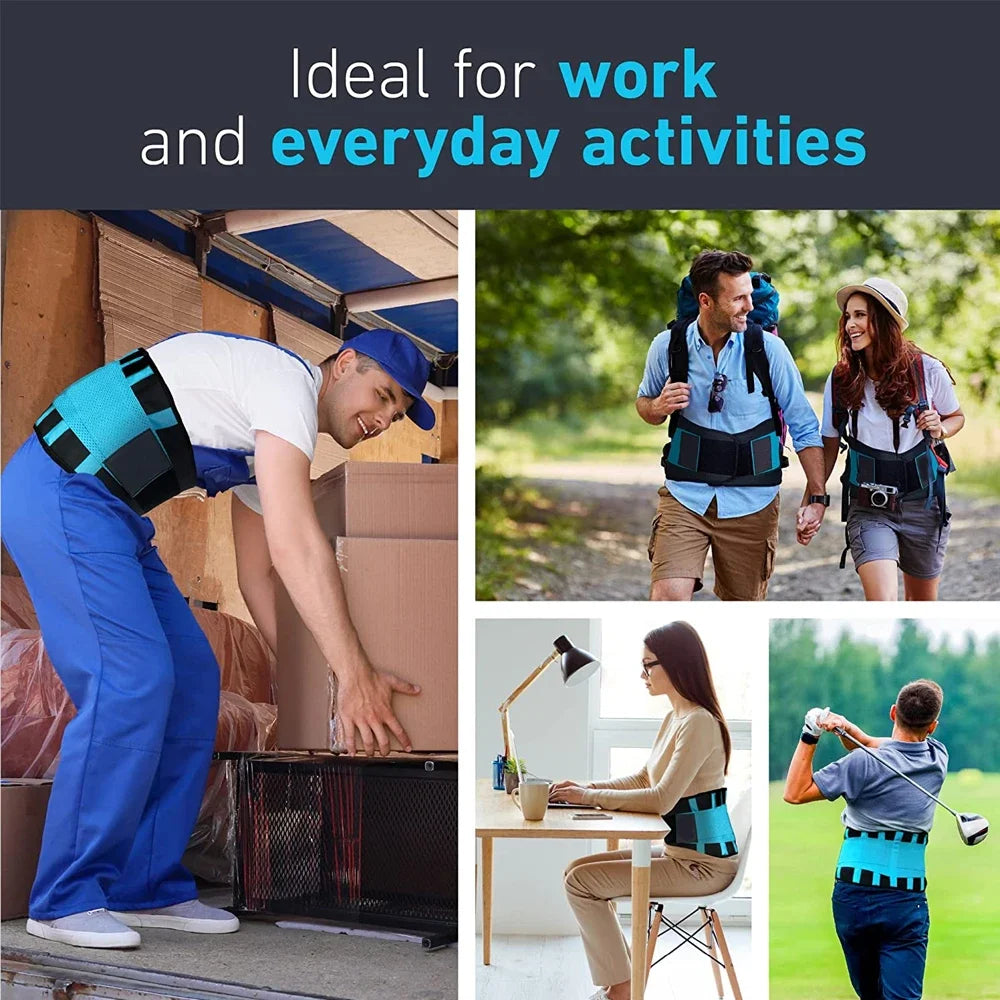Back Support Belt Relieves Daily Lumbar Pain
