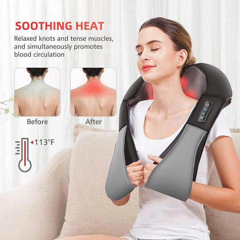 Massage Pillow for Neck and Shoulder Relief