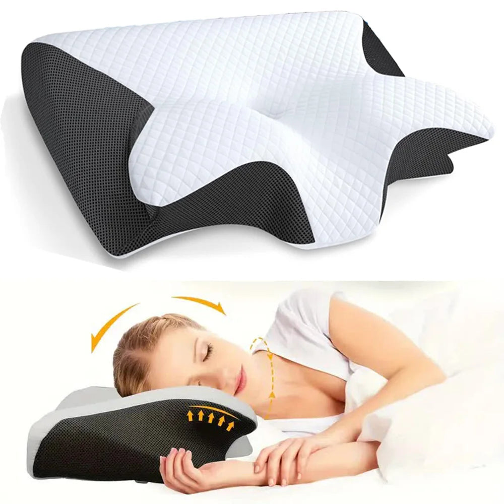 Butterfly Neck Pillow for Cervical Alignment