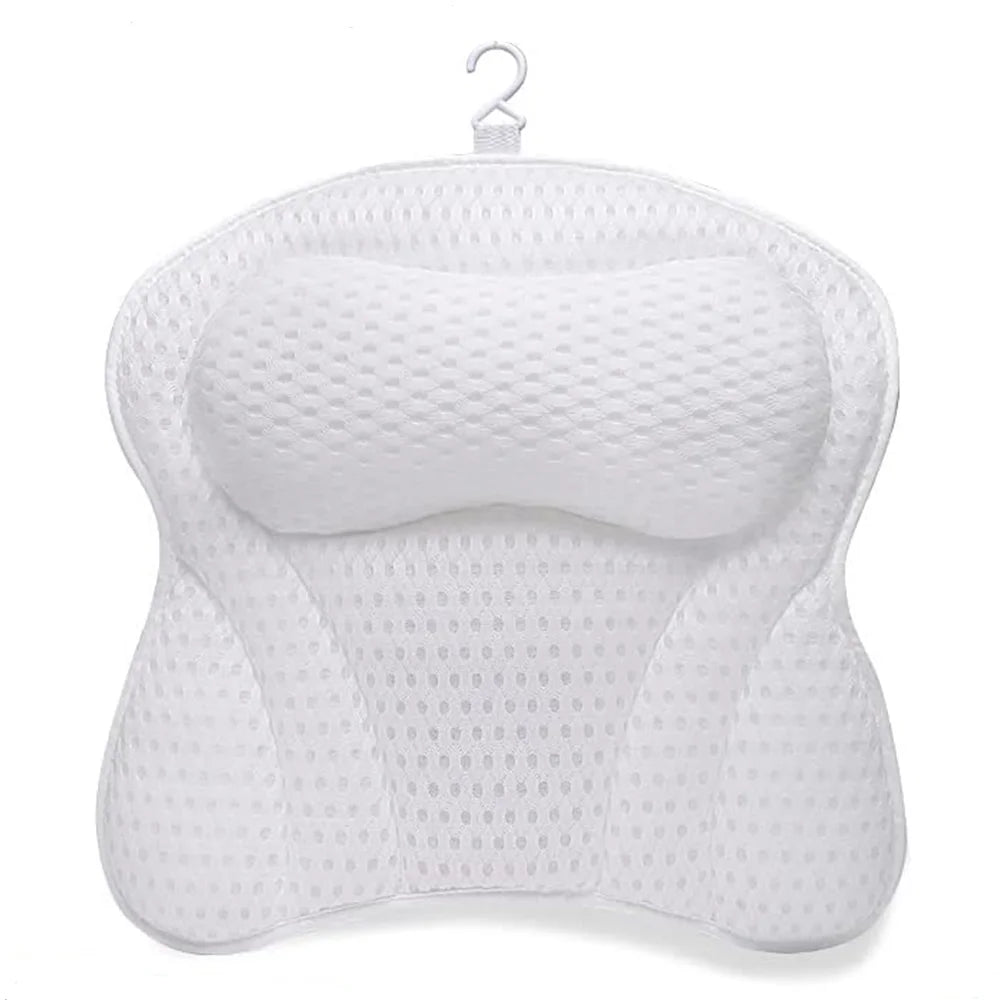 Luxury Bath Pillow Supports Neck and Back