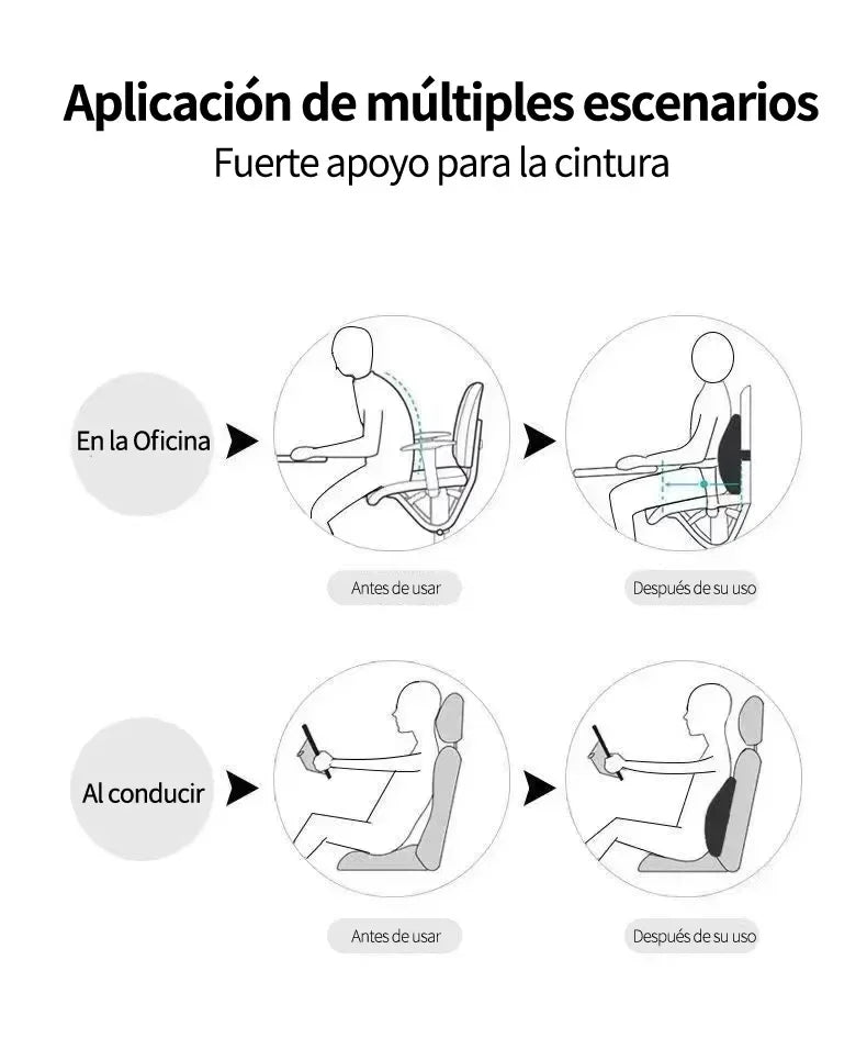 Lumbar Cushion for Back Pain and Posture