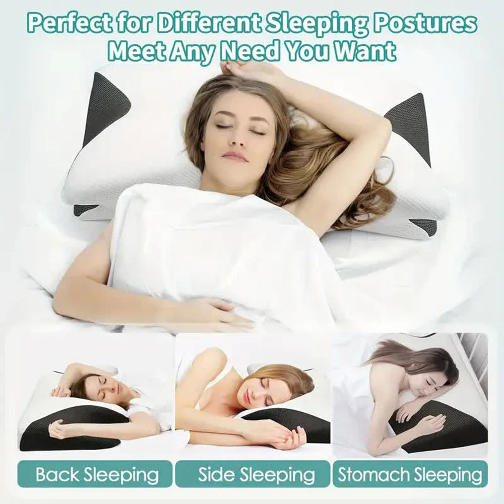 Butterfly Neck Pillow for Cervical Alignment