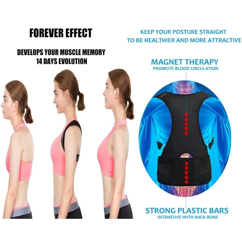 Corrector de postura para el dolor de hombros y espalda