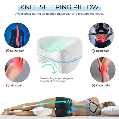 Almohada de espuma viscoelástica para piernas que alivia el dolor de piernas