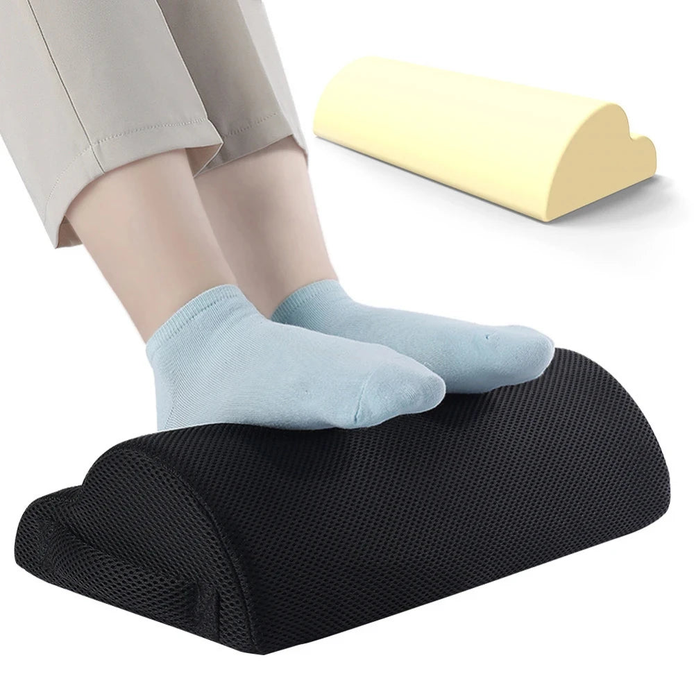 Repose-pieds en mousse à mémoire de forme pour le confort du bureau