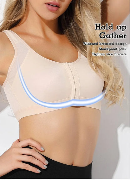 Wire-Free Sports Bra for Lift and Comfort
