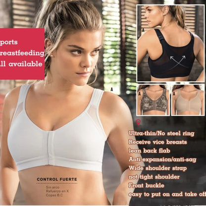 Wire-Free Sports Bra for Lift and Comfort