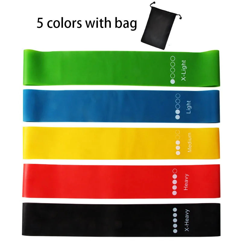 5-Piece Resistance Bands for Full-Body Workout