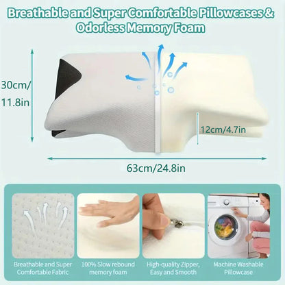 Butterfly Neck Pillow for Cervical Alignment