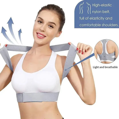 L'attelle correctrice de posture redresse instantanément le dos