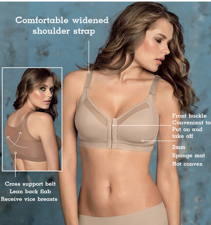 Wire-Free Sports Bra for Lift and Comfort
