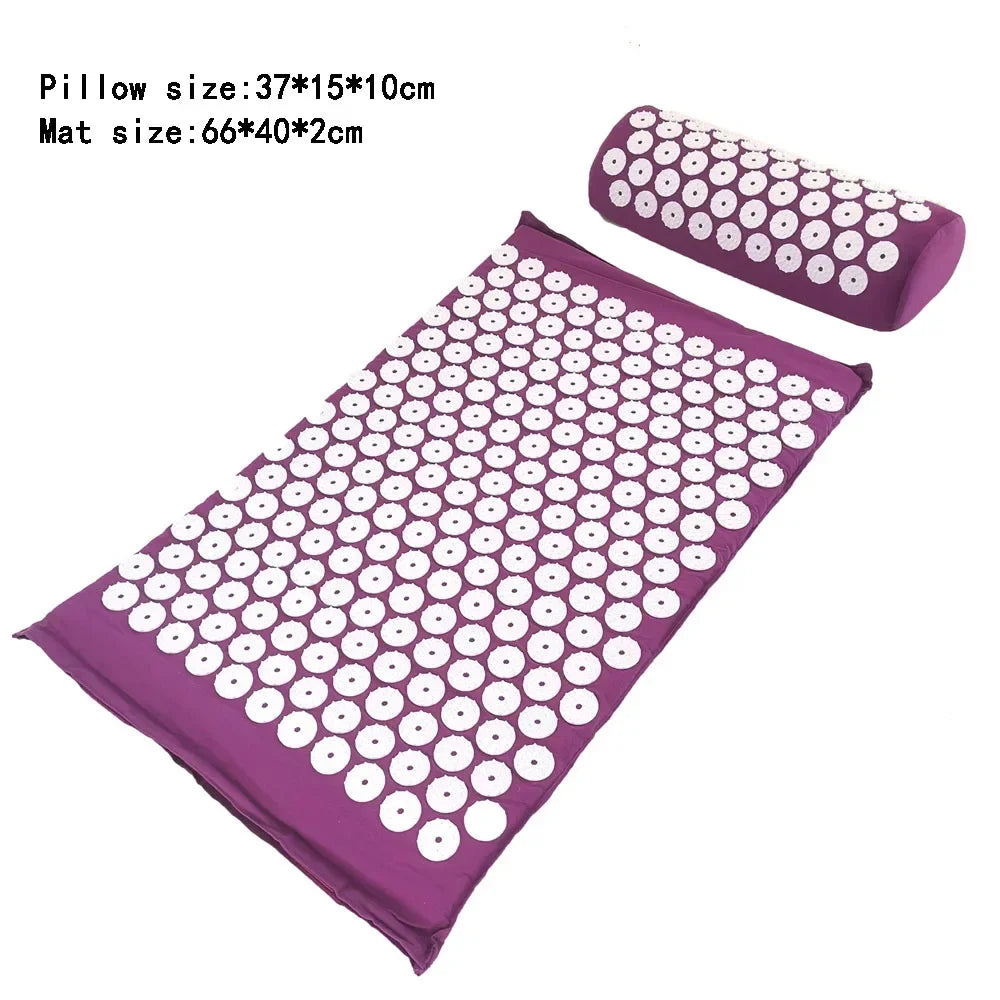 Acupressure Mat and Pillow Set for Relaxation