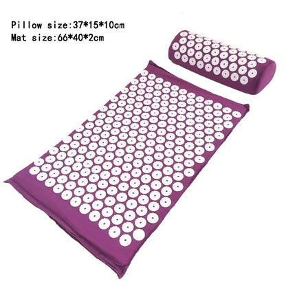 Acupressure Mat and Pillow Set for Relaxation
