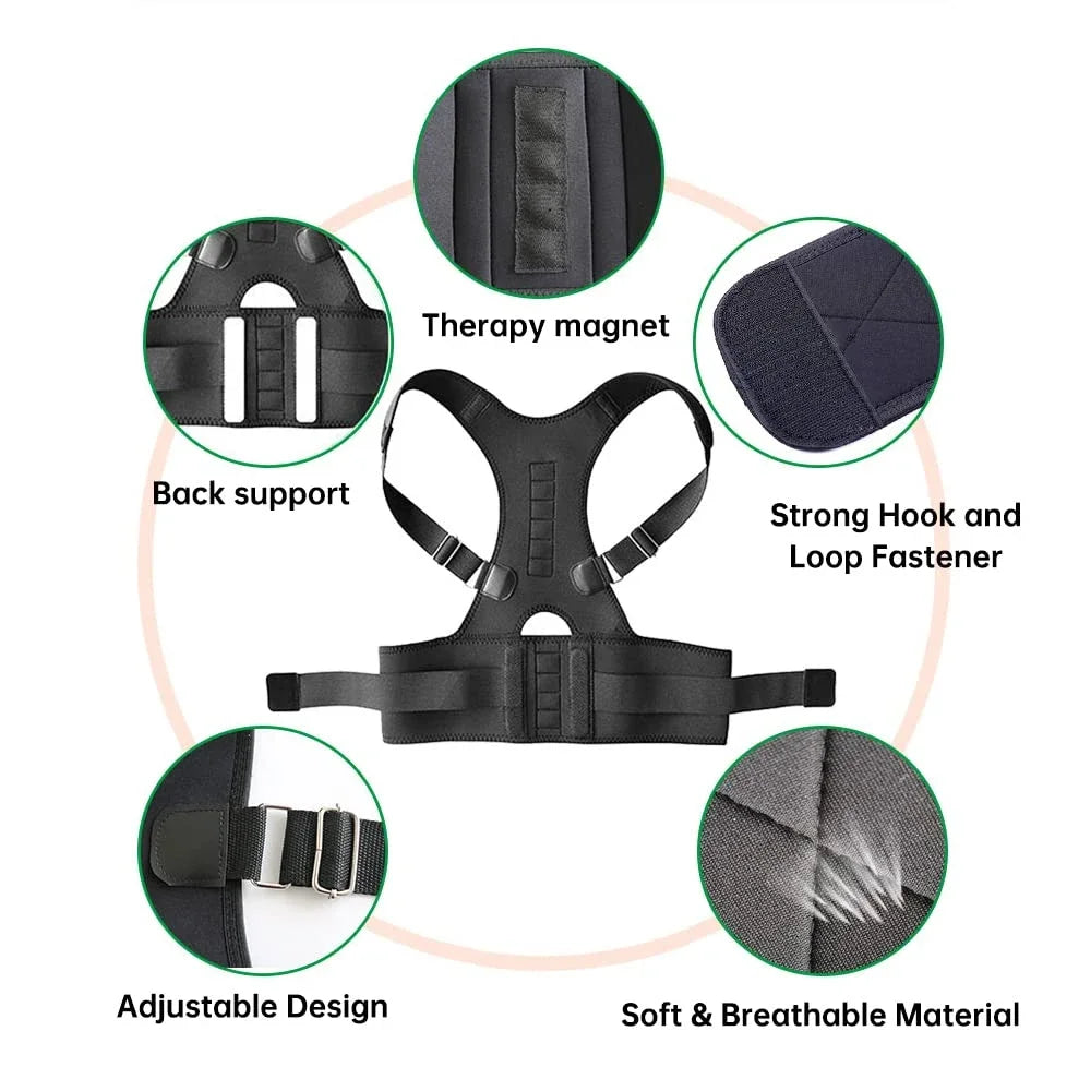 Correcteur de posture pour les douleurs aux épaules et au dos