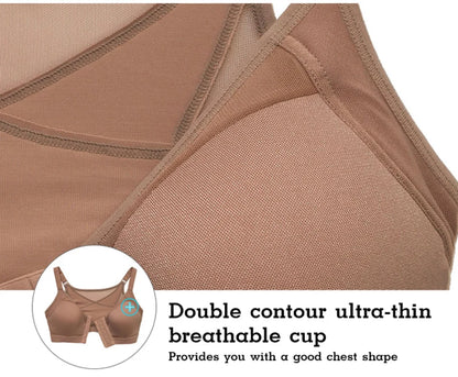 Wire-Free Sports Bra for Lift and Comfort