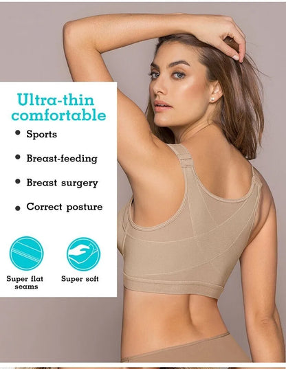 Wire-Free Sports Bra for Lift and Comfort