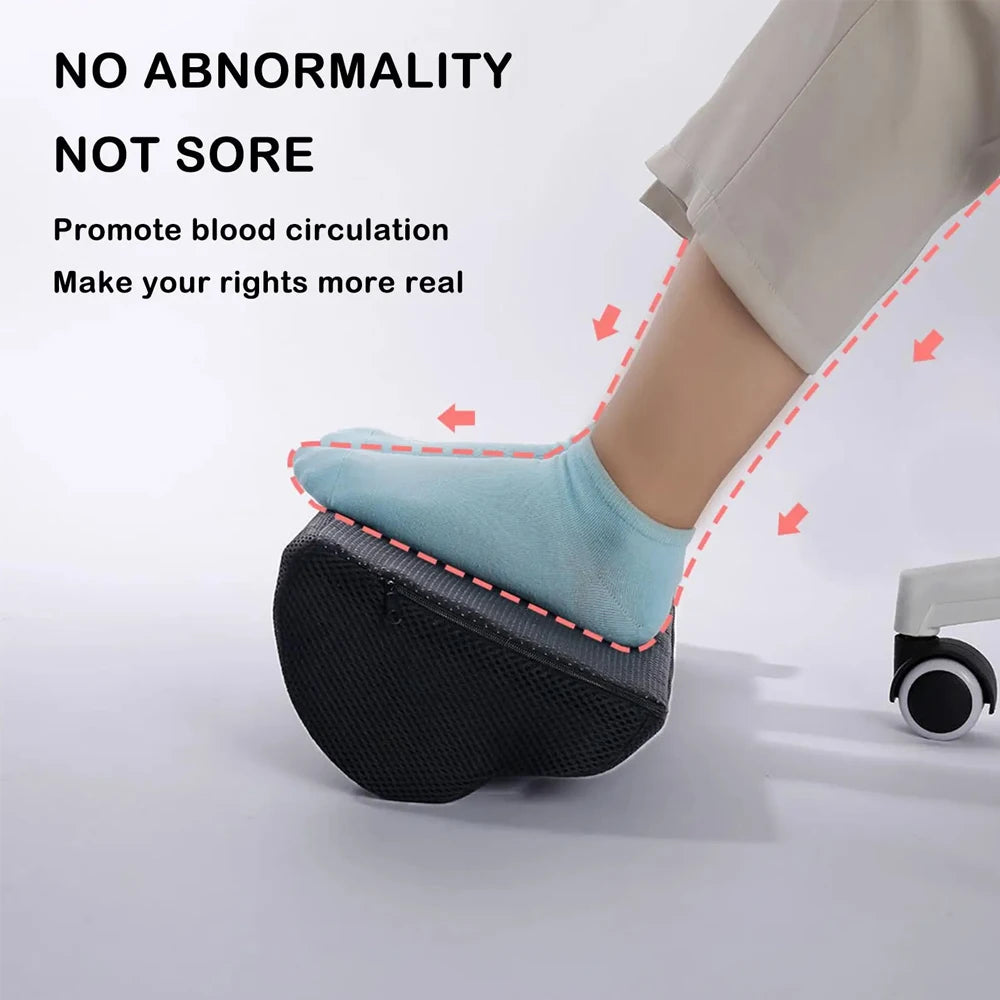Repose-pieds en mousse à mémoire de forme pour le confort du bureau