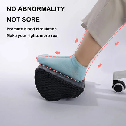 Repose-pieds en mousse à mémoire de forme pour le confort du bureau