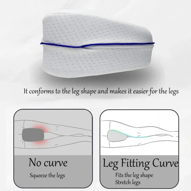 Almohada de espuma viscoelástica para piernas que alivia el dolor de piernas