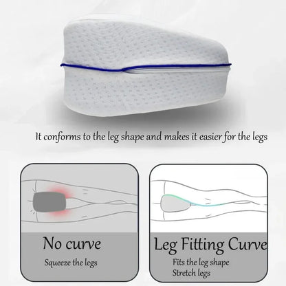Almohada de espuma viscoelástica para piernas que alivia el dolor de piernas