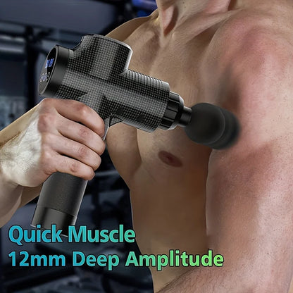 Pistola de masaje para aliviar el dolor muscular profundo 