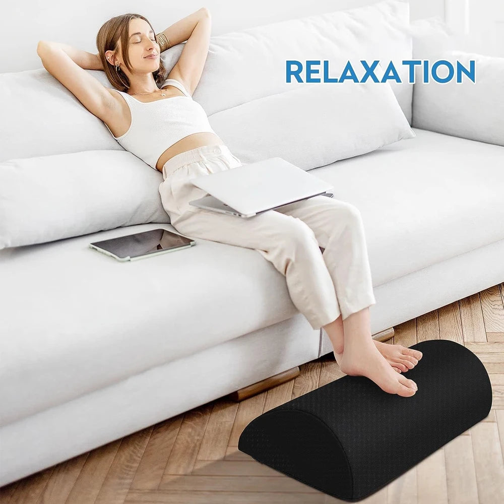 Repose-pieds en mousse à mémoire de forme pour le confort du bureau
