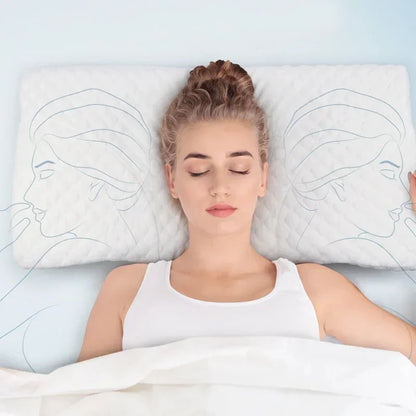 Oreiller orthopédique en gel pour le cou et le sommeil