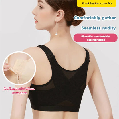 Wire-Free Sports Bra for Lift and Comfort