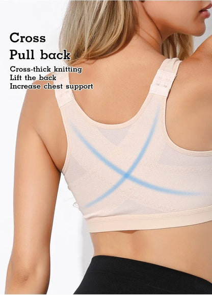 Wire-Free Sports Bra for Lift and Comfort