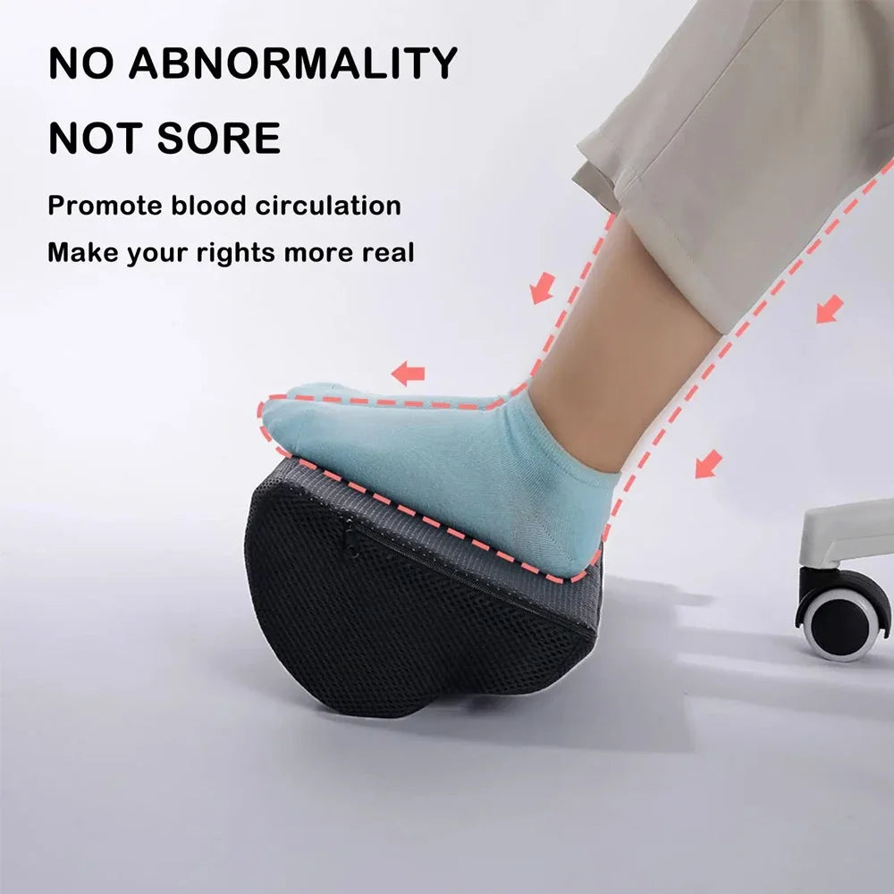 Repose-pieds en mousse à mémoire de forme pour le confort du bureau
